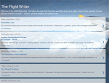 Tablet Screenshot of flightwriter.com